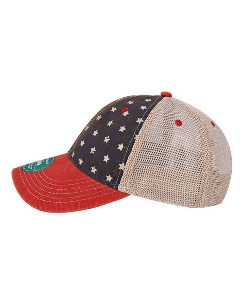 LEGACY OFA Old Favorite Trucker Cap - Merica/ Khaki - side