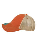 LEGACY OFA Old Favorite Trucker Cap - Orange/ Khaki - side