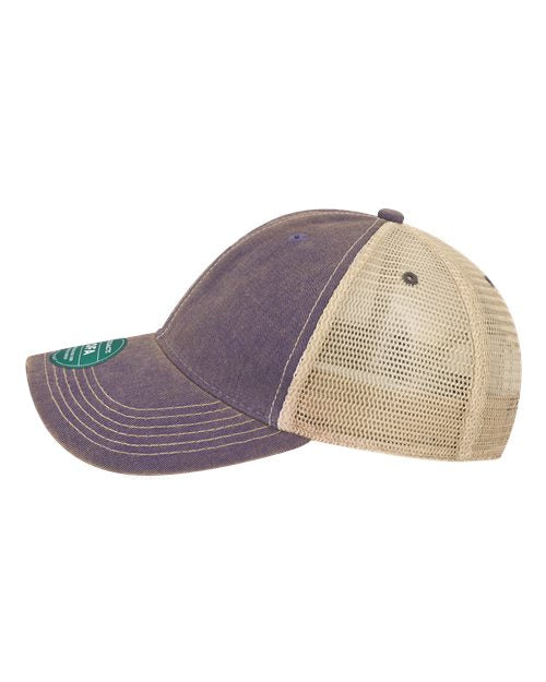 LEGACY OFA Old Favorite Trucker Cap - Purple/ Khaki - side