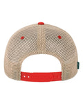 LEGACY OFA Old Favorite Trucker Cap - Scarlet Red/ Khaki - back