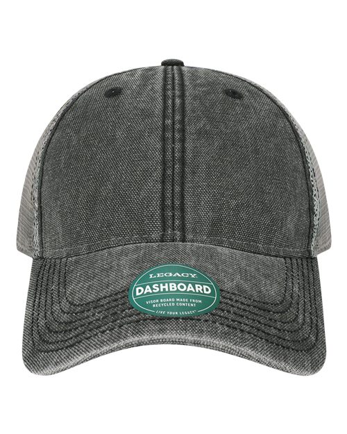 LEGACY DTA Dashboard Trucker Cap - Black/ Grey - front