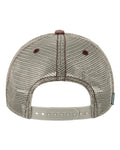LEGACY DTA Dashboard Trucker Cap - Burgundy/ Grey - back