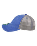 LEGACY DTA Dashboard Trucker Cap - Royal/ Grey - side