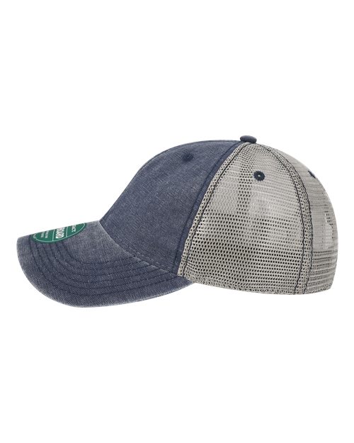 LEGACY DTA Dashboard Trucker Cap - Navy/ Grey - side