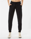 Independent Trading Co. PRM20PNT Women's California Wave Wash Sweatpants - Black - model front