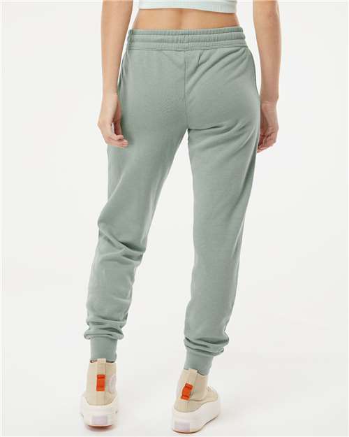 Independent Trading Co. PRM20PNT Women's California Wave Wash Sweatpants - Sage - model back