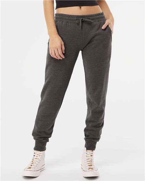 Independent Trading Co. PRM20PNT Women's California Wave Wash Sweatpants - Shadow - model front
