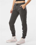 Independent Trading Co. PRM20PNT Women's California Wave Wash Sweatpants - Shadow - model side