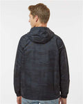 Independent Trading Co. EXP94NAW Men's Nylon Anorak - Black Camo - model back