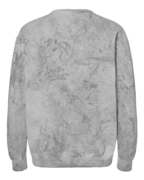 Comfort Colors 1545 Unisex Colorblast Crewneck Sweatshirt - Smoke - back