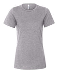 BELLA + CANVAS 6400CVC Women’s Relaxed Fit Heather CVC Tee - Athletic Heather - front