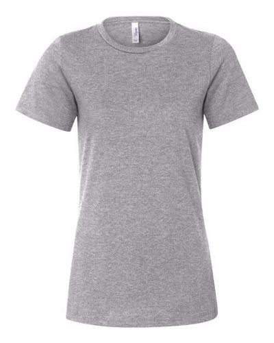 BELLA + CANVAS 6400CVC Women’s Relaxed Fit Heather CVC Tee - Athletic Heather - front