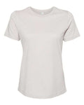 BELLA + CANVAS 6400CVC Women’s Relaxed Fit Heather CVC Tee - Heather Cool Grey - front