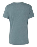 BELLA + CANVAS 6400CVC Women’s Relaxed Fit Heather CVC Tee - Heather Slate - back