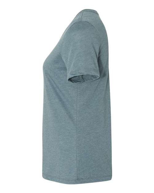 BELLA + CANVAS 6400CVC Women’s Relaxed Fit Heather CVC Tee - Heather Slate - side