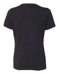 BELLA + CANVAS 6413 Women’s Relaxed Fit Triblend Tee - Charcoal Black Triblend - back