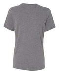 BELLA + CANVAS 6413 Women’s Relaxed Fit Triblend Tee - Grey Triblend - back