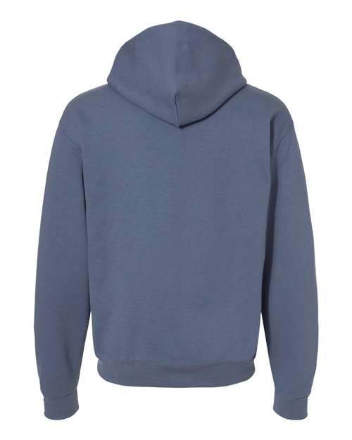 Jerzees 996MR Unisex NuBlend Hooded Sweatshirt - Denim - back
