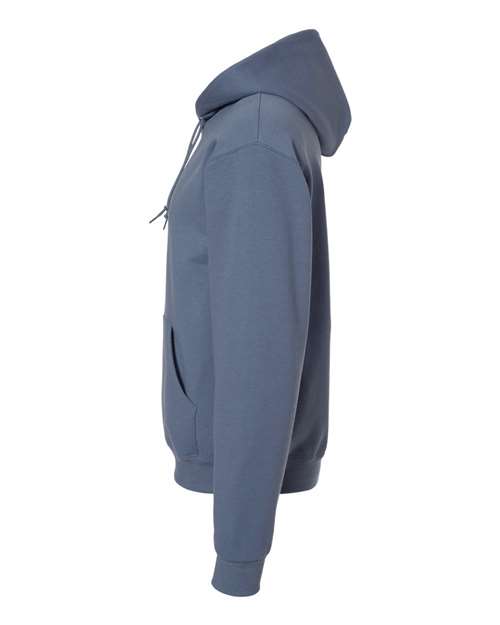 Jerzees 996MR Unisex NuBlend Hooded Sweatshirt - Denim - side