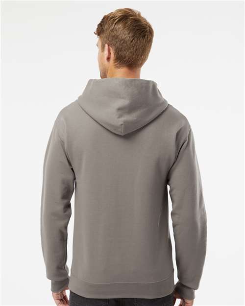Jerzees 996MR Unisex NuBlend Hooded Sweatshirt - Rock - model back