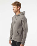 Jerzees 996MR Unisex NuBlend Hooded Sweatshirt - Rock - model side