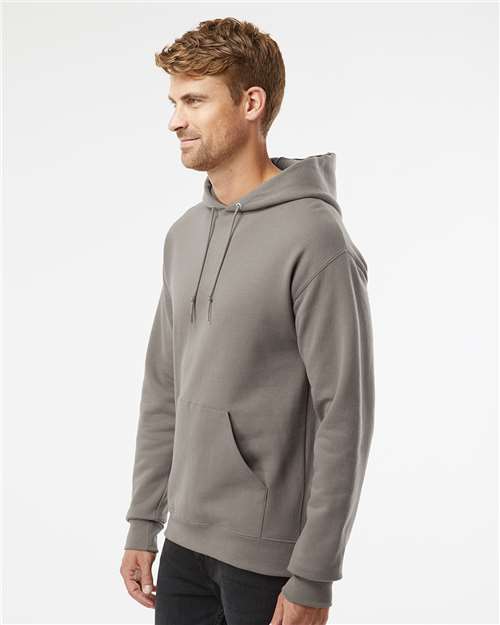 Jerzees 996MR Unisex NuBlend Hooded Sweatshirt - Rock - model side