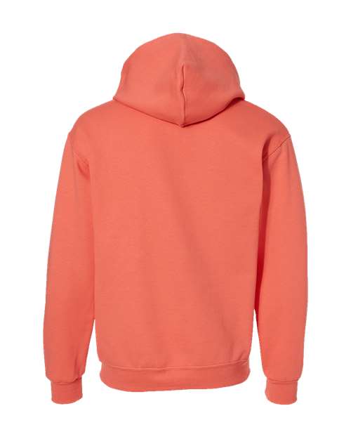 Jerzees 996MR Unisex NuBlend Hooded Sweatshirt - Sunset Coral - back