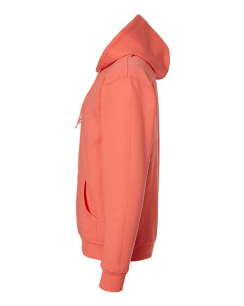 Jerzees 996MR Unisex NuBlend Hooded Sweatshirt - Sunset Coral - side
