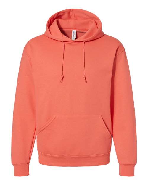 Jerzees 996MR Unisex NuBlend Hooded Sweatshirt - Sunset Coral - front