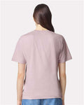American Apparel 2001 Unisex Fine Jersey Tee - Blush - model back