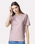 American Apparel 2001 Unisex Fine Jersey Tee - Blush - model front