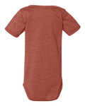 BELLA + CANVAS 100B Infant Jersey One Piece - Heather Mauve - back