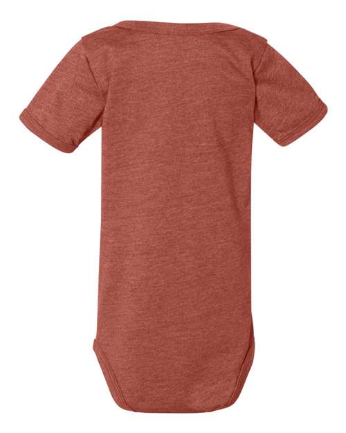BELLA + CANVAS 100B Infant Jersey One Piece - Heather Mauve - back