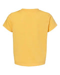 BELLA + CANVAS 3001T Toddler Jersey Tee - Heather Yellow Gold - back