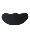 BELLA + CANVAS ST323 Lightweight Fabric Face Mask - CVC 52/48 Cotton/Poly - Black - front