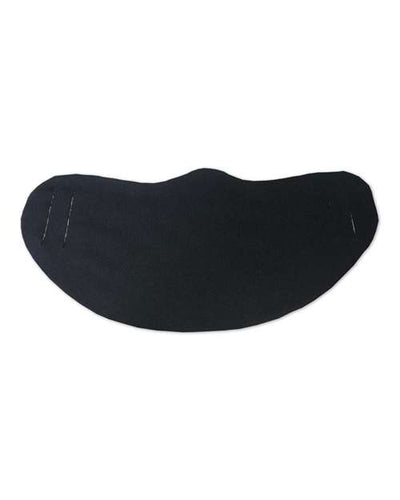 BELLA + CANVAS ST323 Lightweight Fabric Face Mask - CVC 52/48 Cotton/Poly - Black - front
