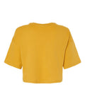 BELLA + CANVAS 6482 Women's Jersey Crop Tee - Mustard - back