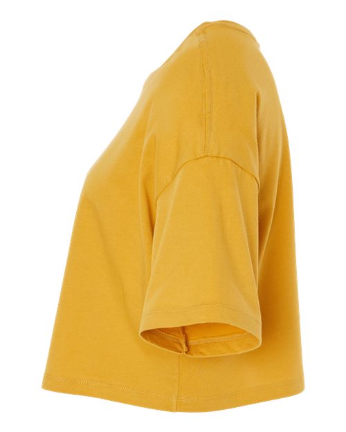 BELLA + CANVAS 6482 Women's Jersey Crop Tee - Mustard - side