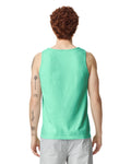 Comfort Colors 9360 Unisex Garment-Dyed Heavyweight Tank Top - Island Reef - model back