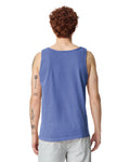 Comfort Colors 9360 Unisex Garment-Dyed Heavyweight Tank Top - Flo Blue - model back