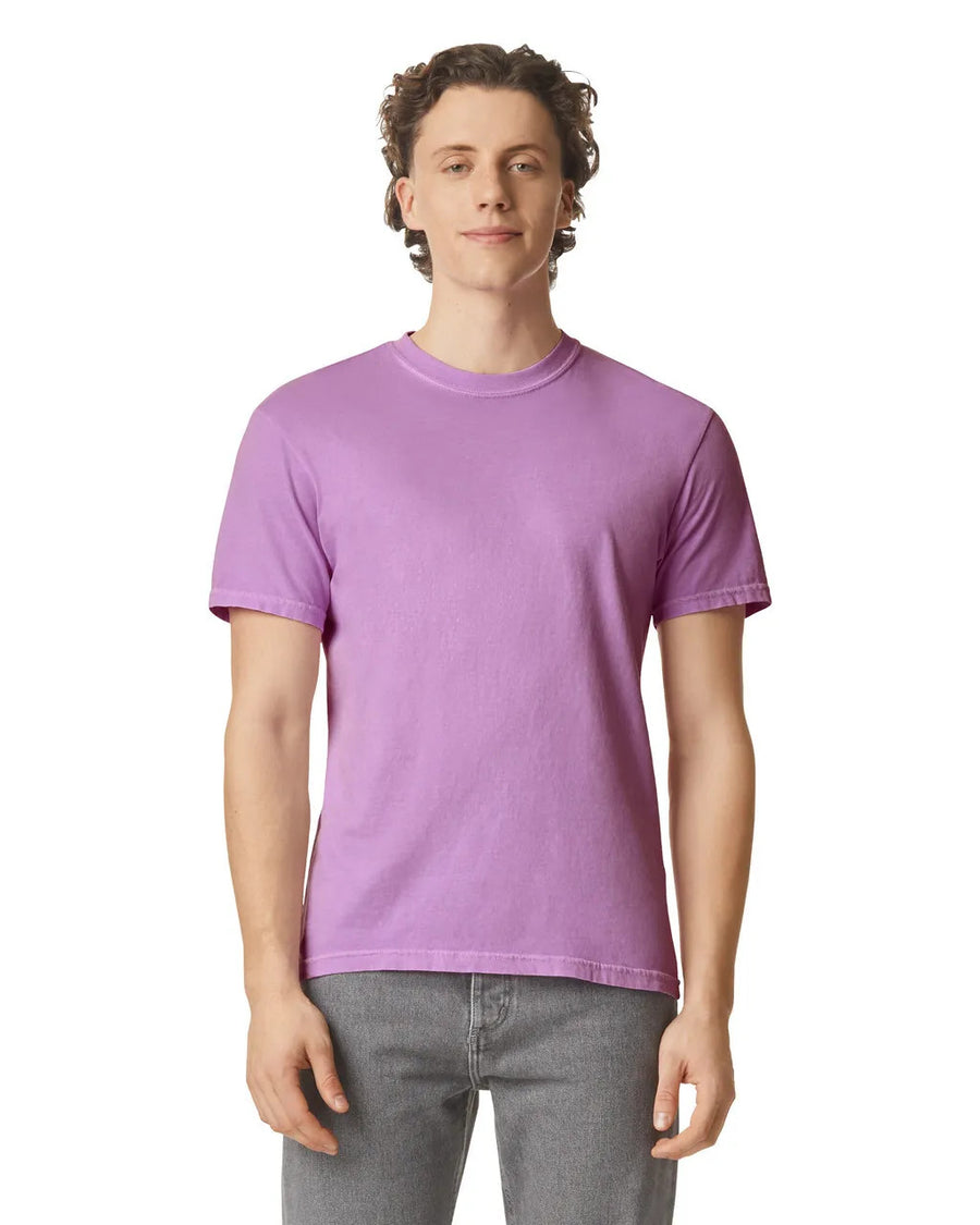 Comfort Colors C1717 Garment-Dyed Heavyweight T-Shirt - Neon Violet - model front