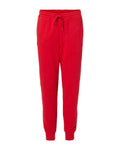 Independent Trading Co. IND20PNT Midweight Fleece Sweatpants - Red - flat front