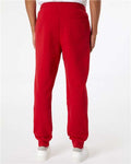 Independent Trading Co. IND20PNT Midweight Fleece Sweatpants - Red - model back