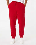 Independent Trading Co. IND20PNT Midweight Fleece Sweatpants - Red - model front