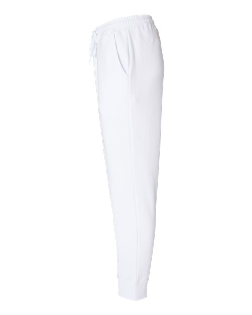 Independent Trading Co. IND20PNT Midweight Fleece Sweatpants - White - side