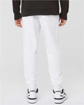Independent Trading Co. IND20PNT Midweight Fleece Sweatpants - White - model back