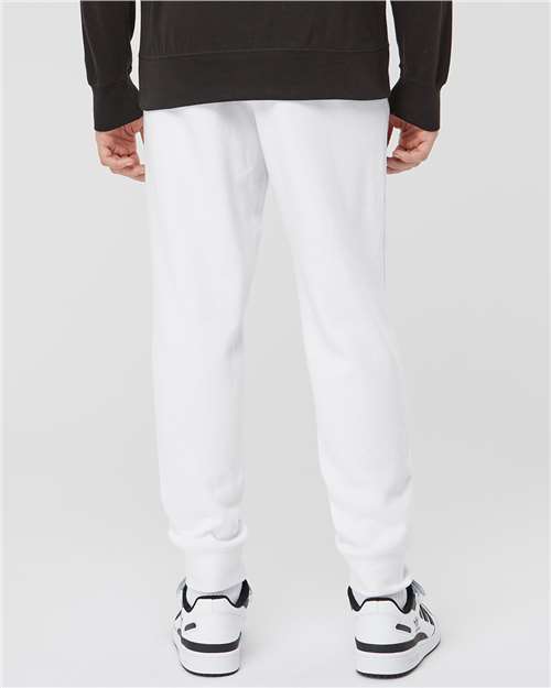 Independent Trading Co. IND20PNT Midweight Fleece Sweatpants - White - model back
