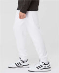 Independent Trading Co. IND20PNT Midweight Fleece Sweatpants - White - model side