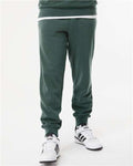 Independent Trading Co. PRM50PTPD Unisex Pigment-Dyed Fleece Sweatpants - Pigment Alpine Green - model front