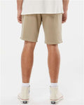 Independent Trading Co. PRM50STPD Unisex Pigment-Dyed Fleece Shorts - Pigment Sandstone - model back